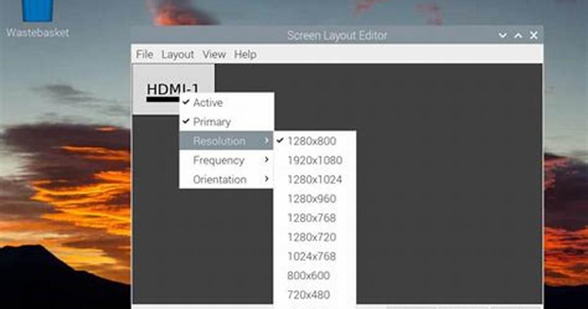 Screen Resolution Low on Raspberry Pi 4