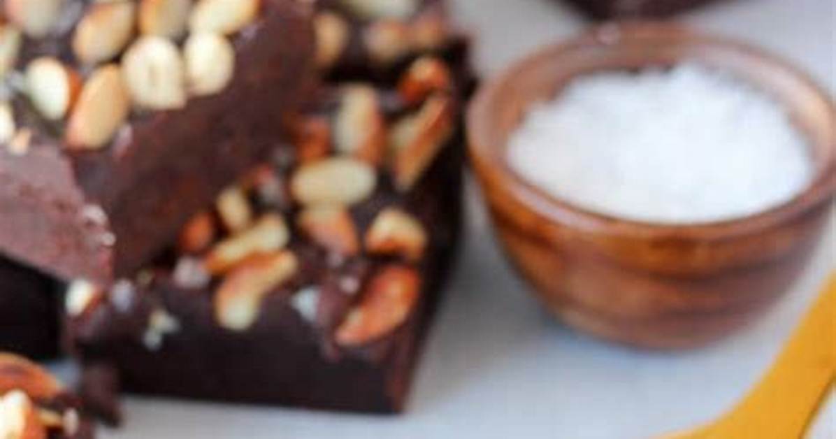 Sea Salt Brownies - Celebrating Sweets