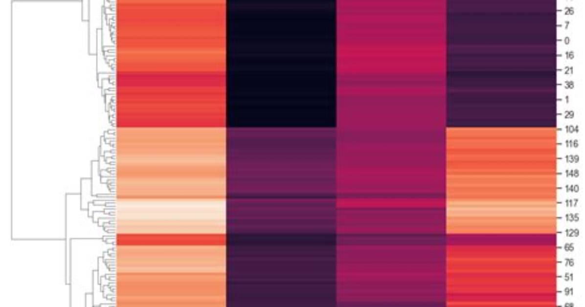 Seaborn. Clustermap: Cluster Rows and Columns Using Different Metrics