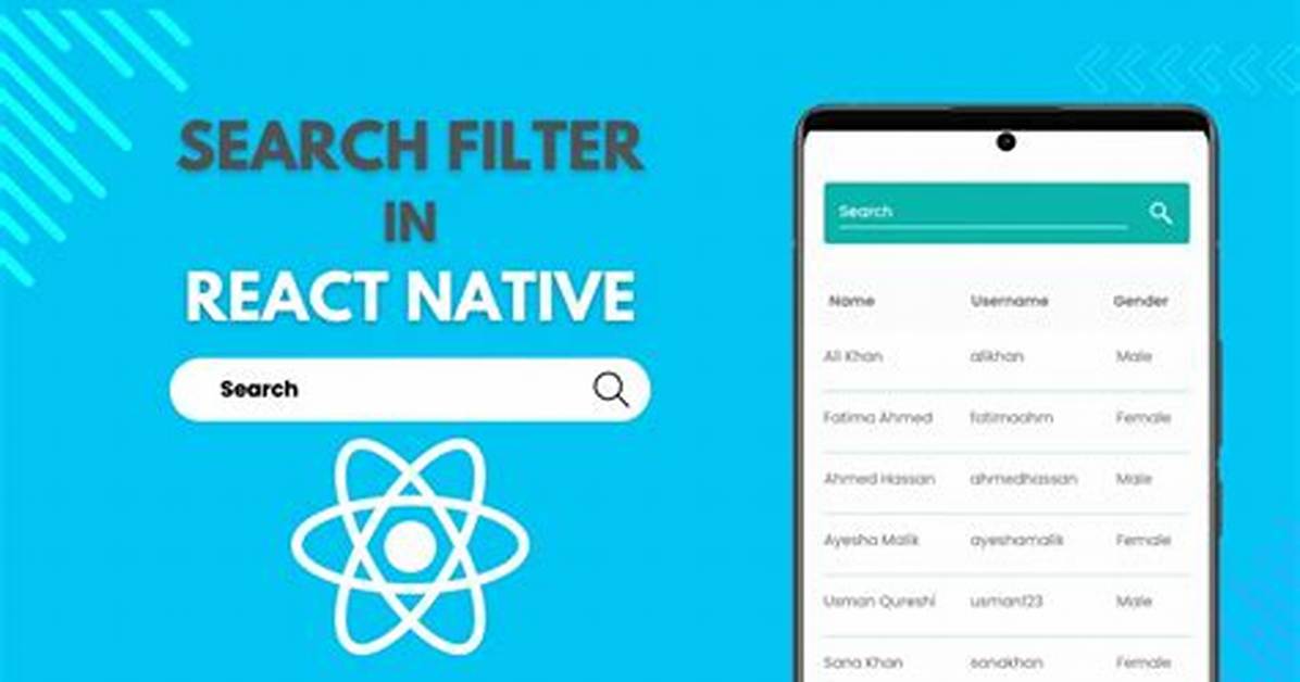 Search Filter with React Native on Flatlist