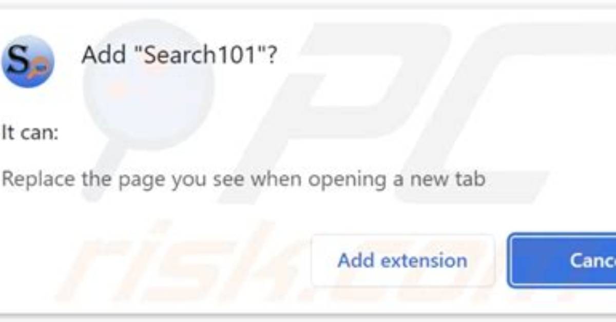 Search101 Browser Hijacker Removal Instructions
