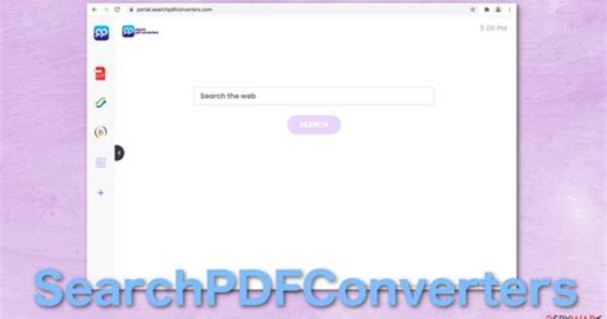 Searchpdfconverters Browser Hijacker Removal Instructions