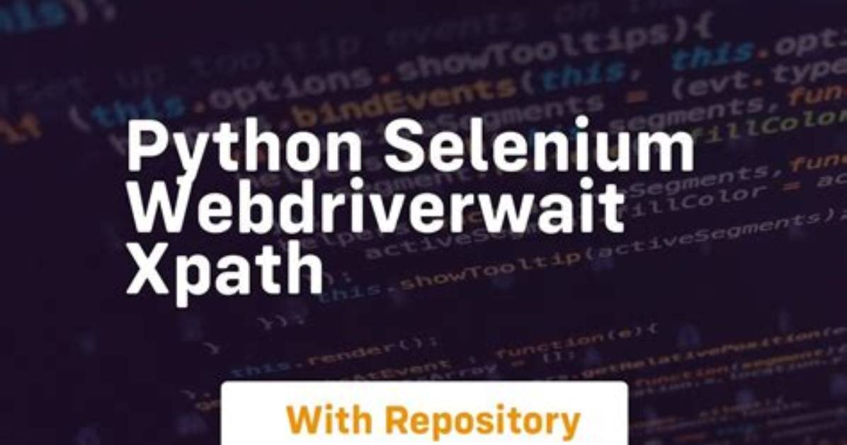 Selenium Python: What Is 'Lambda' in Webdriverwait. Until Statements