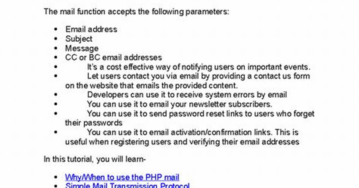 Send Mail Using Php on Form Submit in Htmo Method Post [Duplicate]
