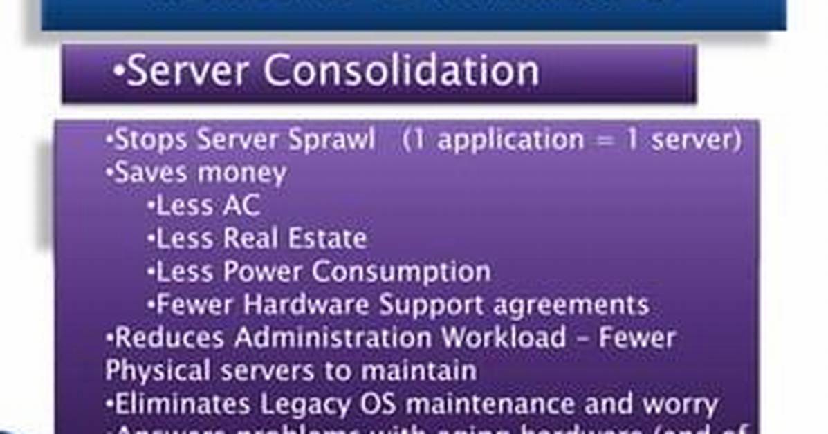 Server Consolidation: 6 Steps for Addressing Server Sprawl