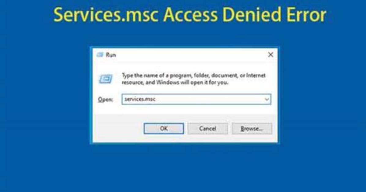 Services. Msc - Access Denied: How Can I Activate This?