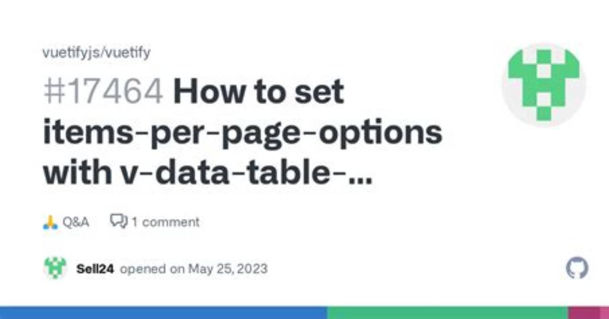 Set Initial Vuetify v-Select Value