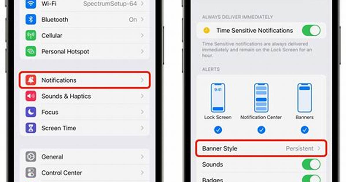 Set Persistent Notification for Certain App