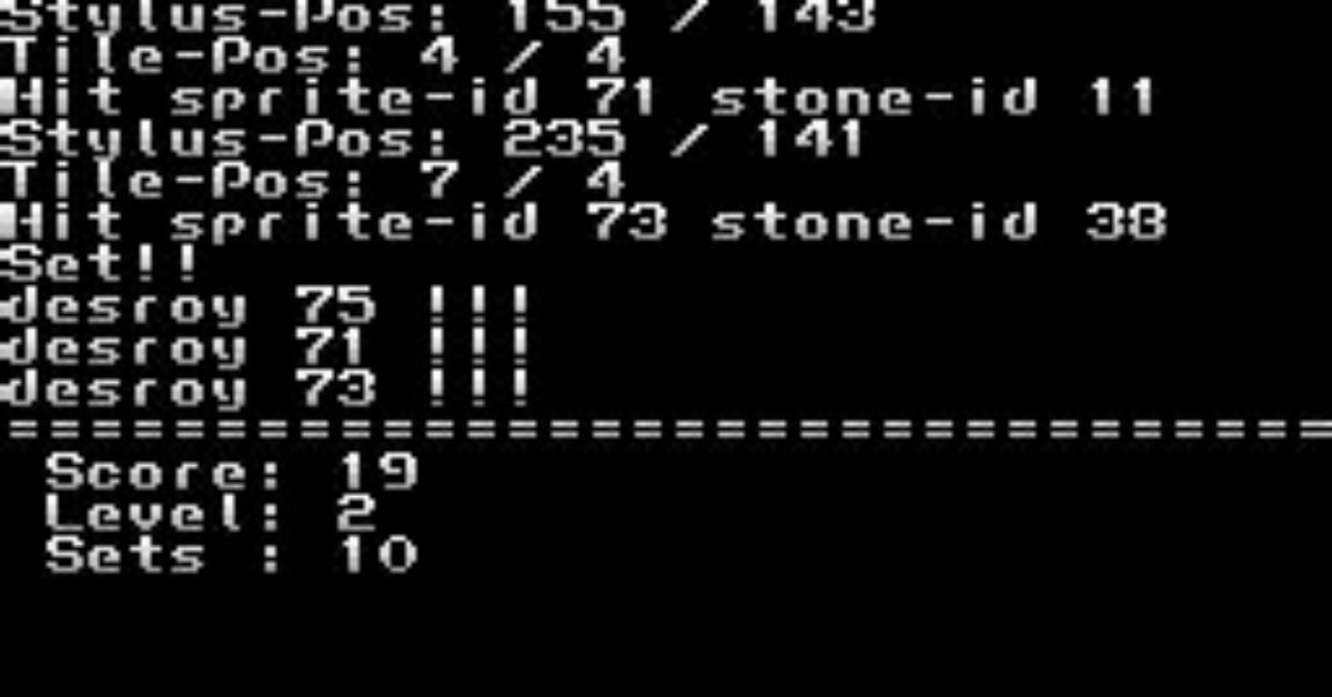 Setris - Gamebrew