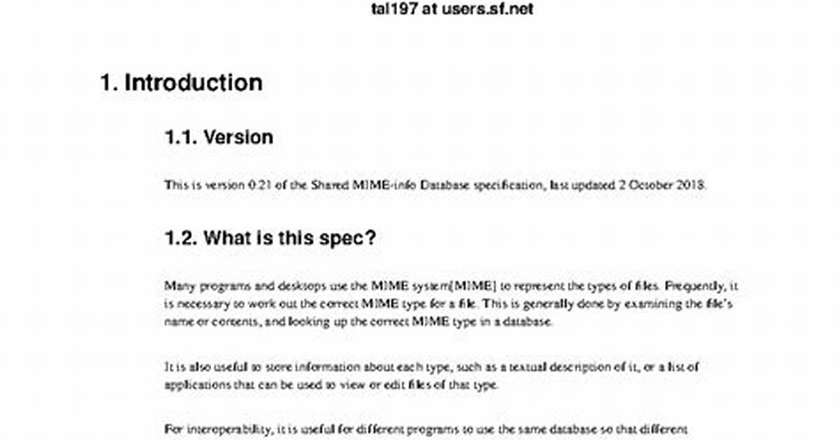 Shared-Mime-Info