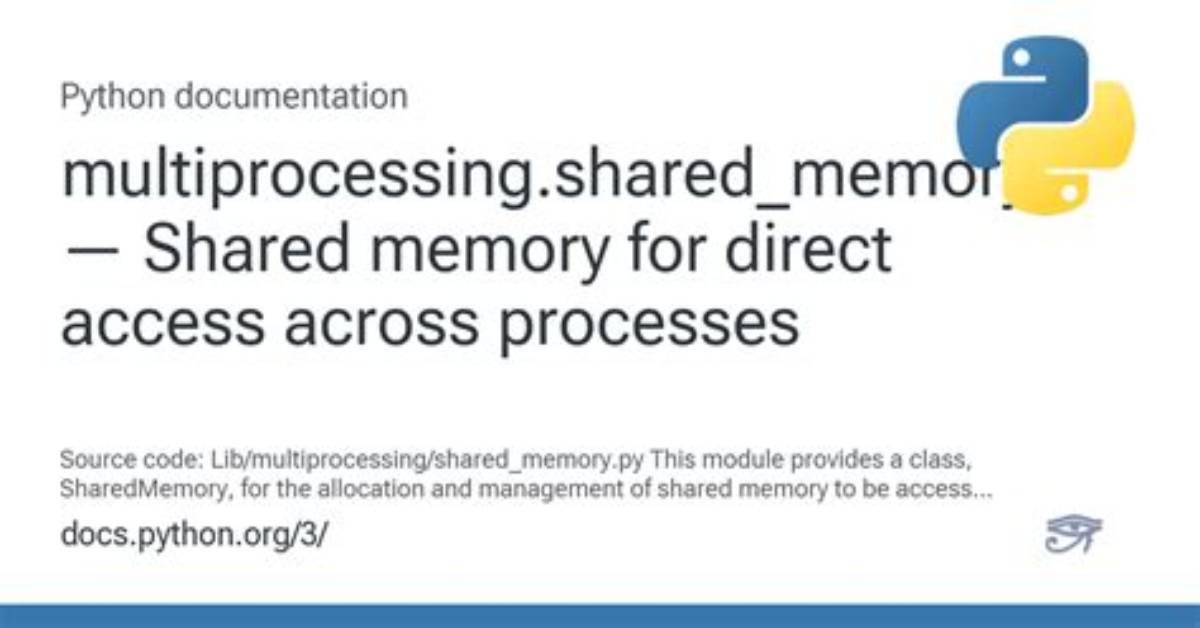 Shared Variable in Python's Multiprocessing