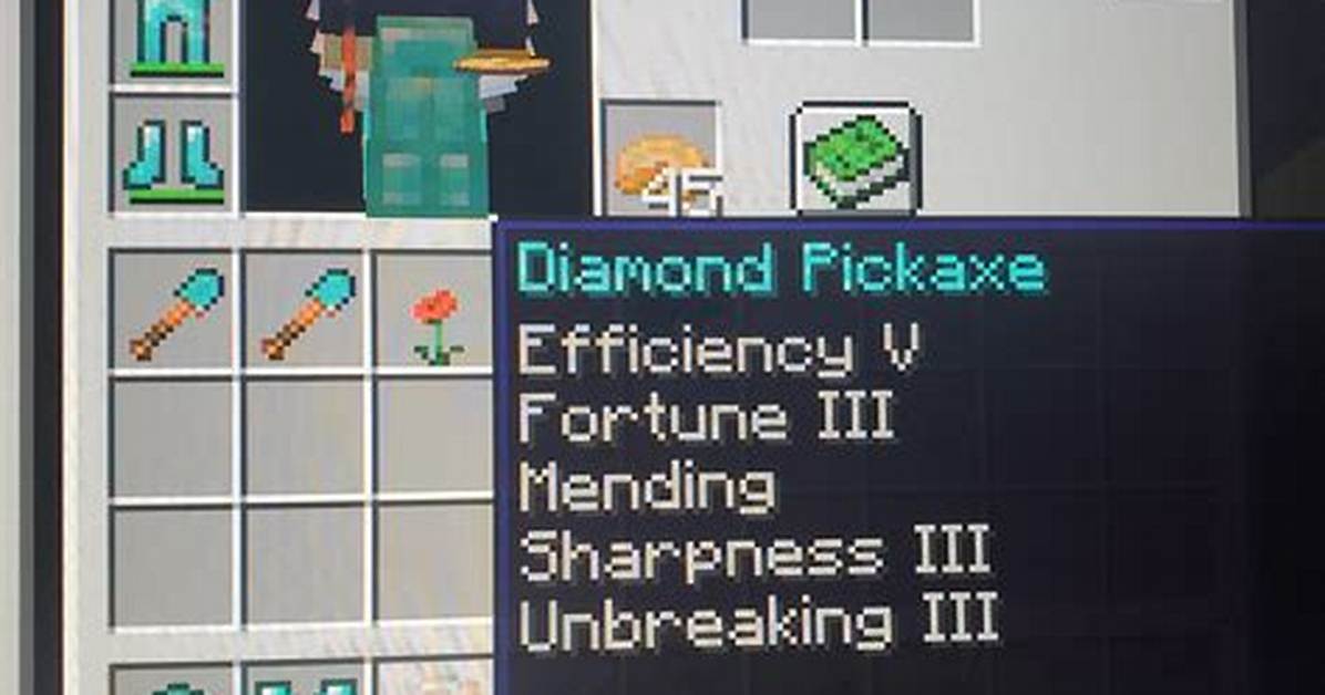 Sharpness 5 Pickaxe