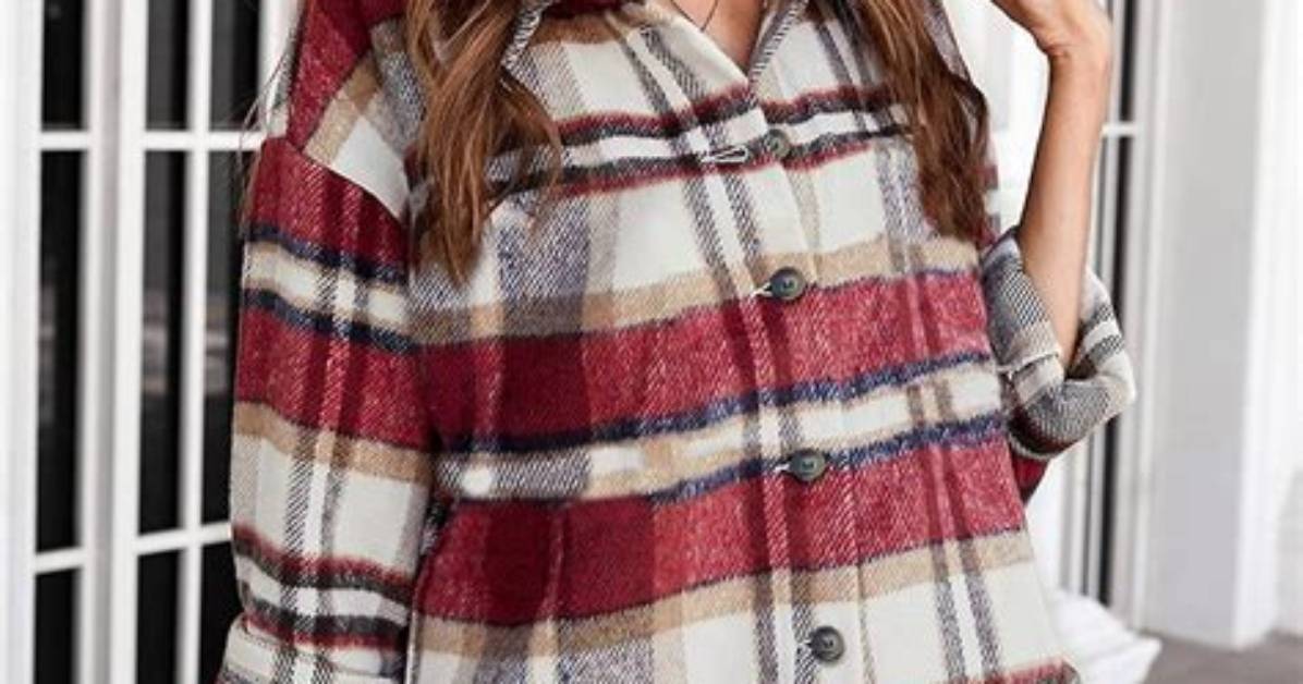 Shop the Tanming Flannel Shacket for $40 on Amazon