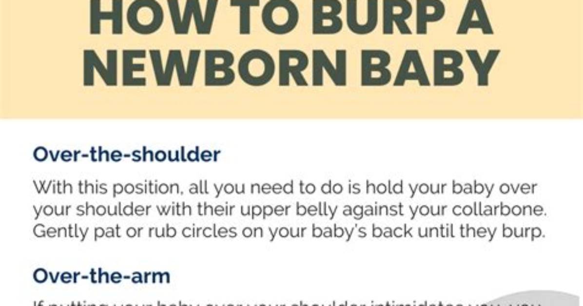 Should a Newborn Always Be Burped?
