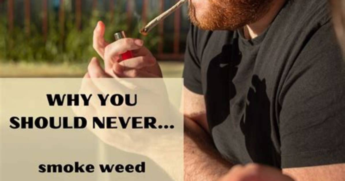 Should a Weed Eater Smoke?