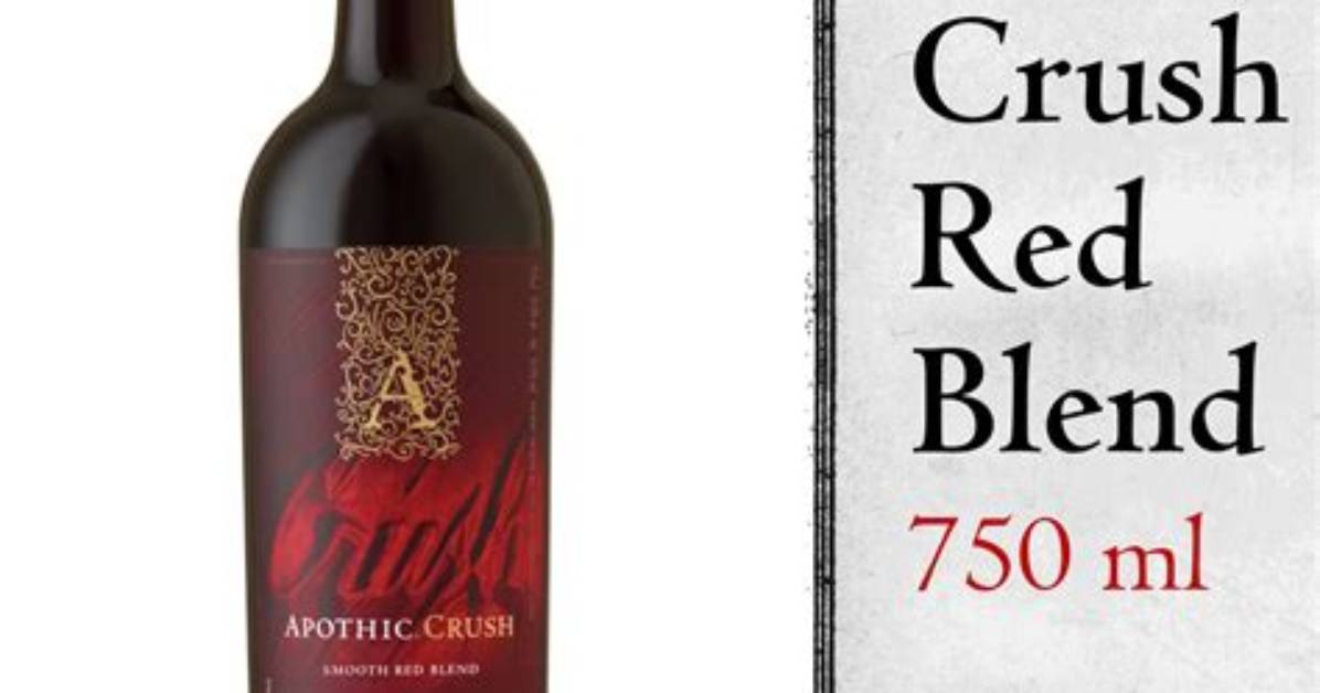 Should Apothic Crush Wine Be Chilled?