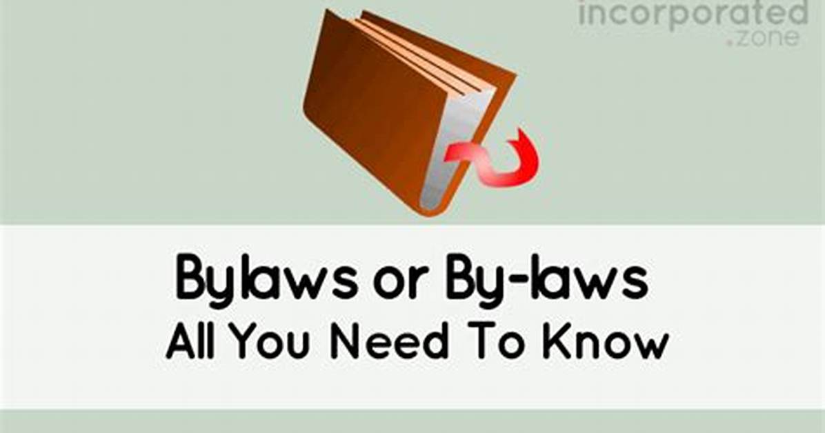 Should Bylaws Be Hyphenated?