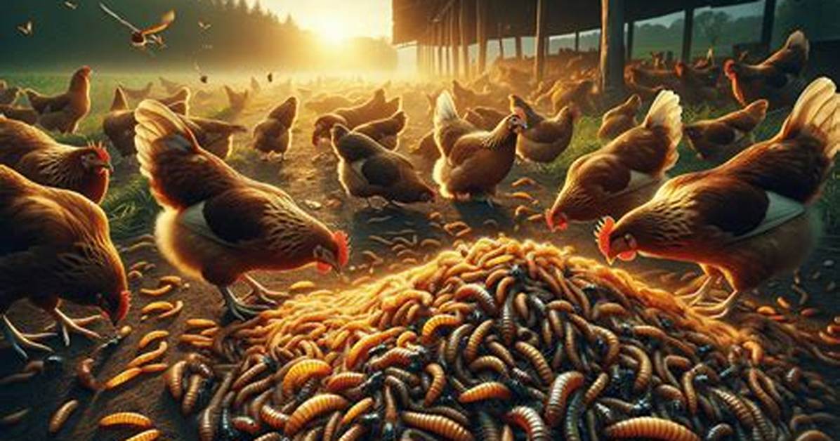 Should Chickens Eat Larvae?