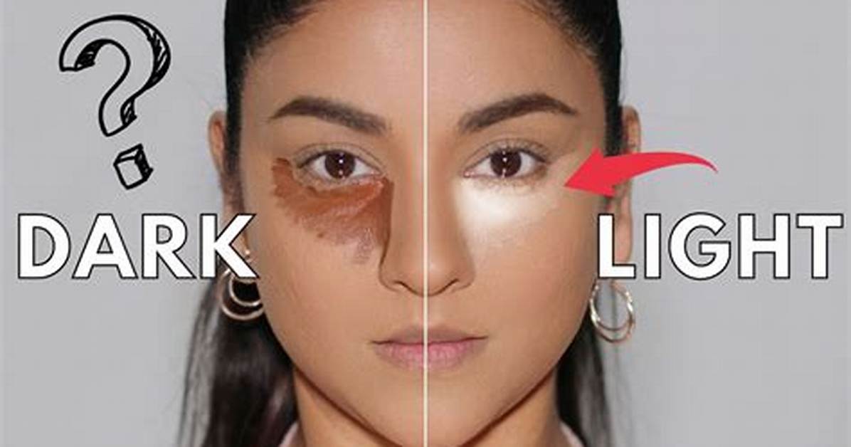 Should Concealer Be Lighter or Darker?