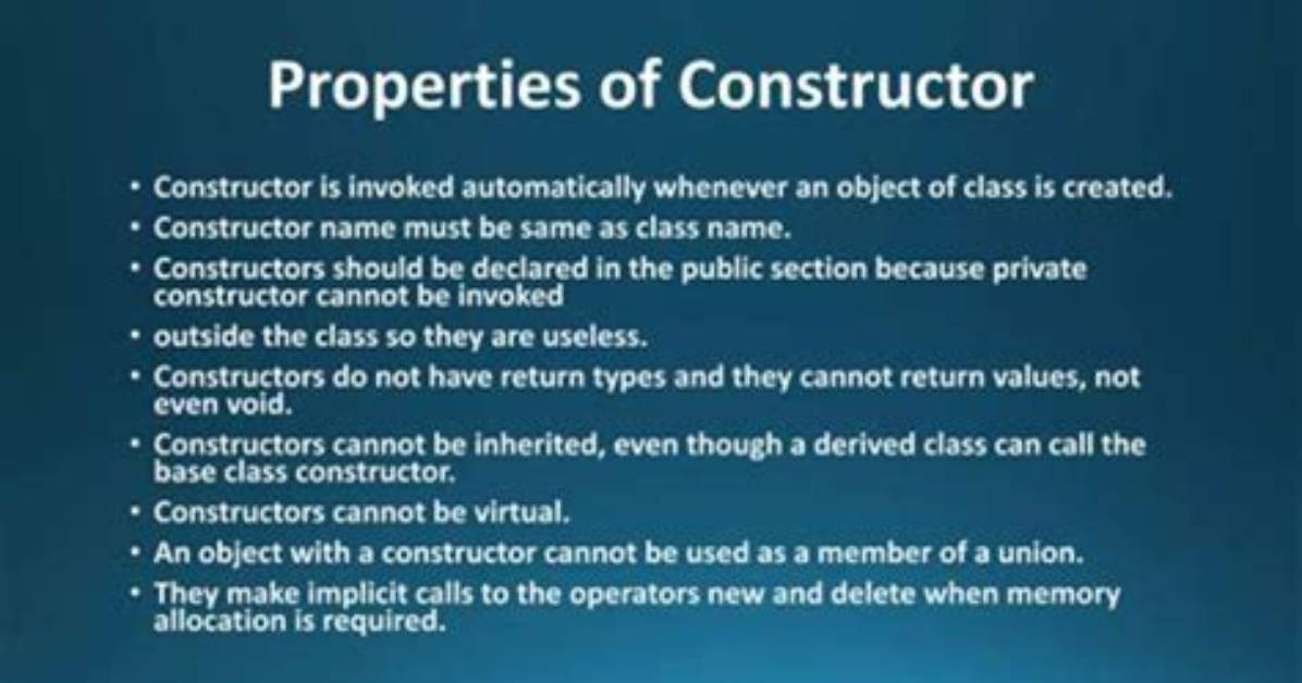 Should Constructors Be Public?