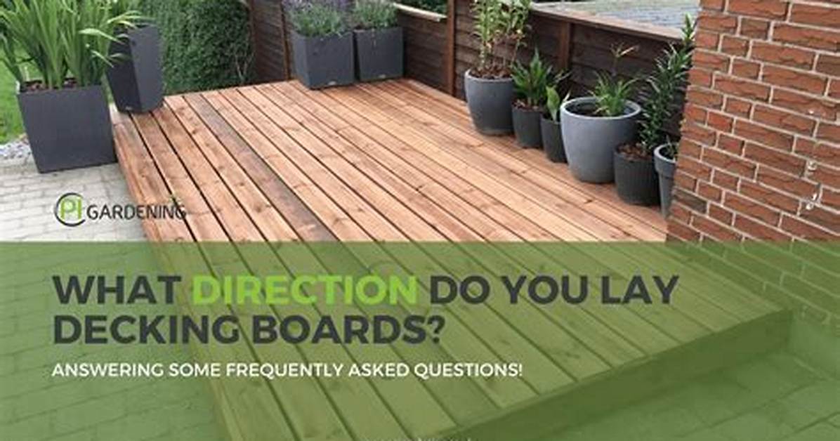 Should Decking Boards Be Horizontal or Vertical?