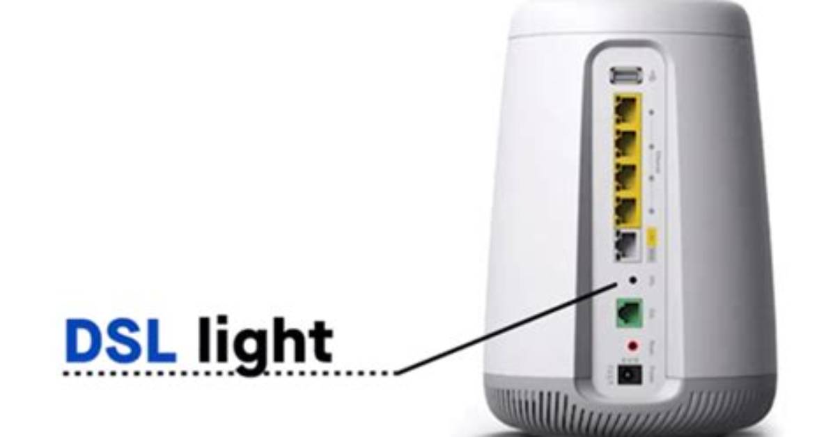 Should Dsl Light Be Blinking?