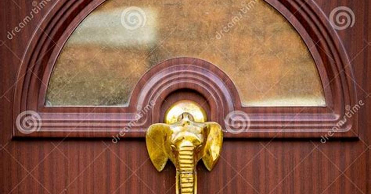 Should Elephant Trunk Face Door?