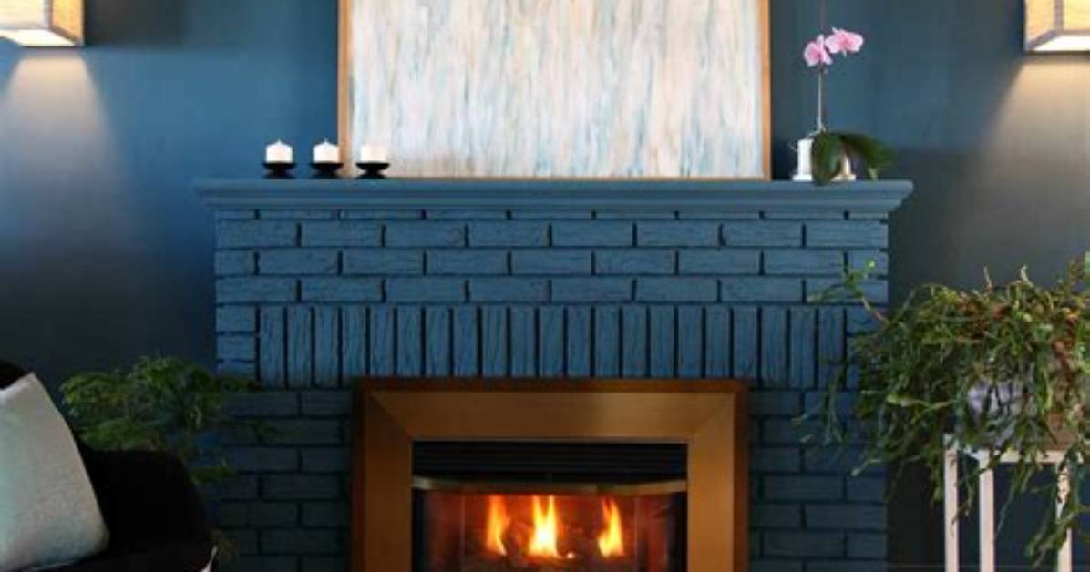 Should Fireplace Be Same Color as Wall