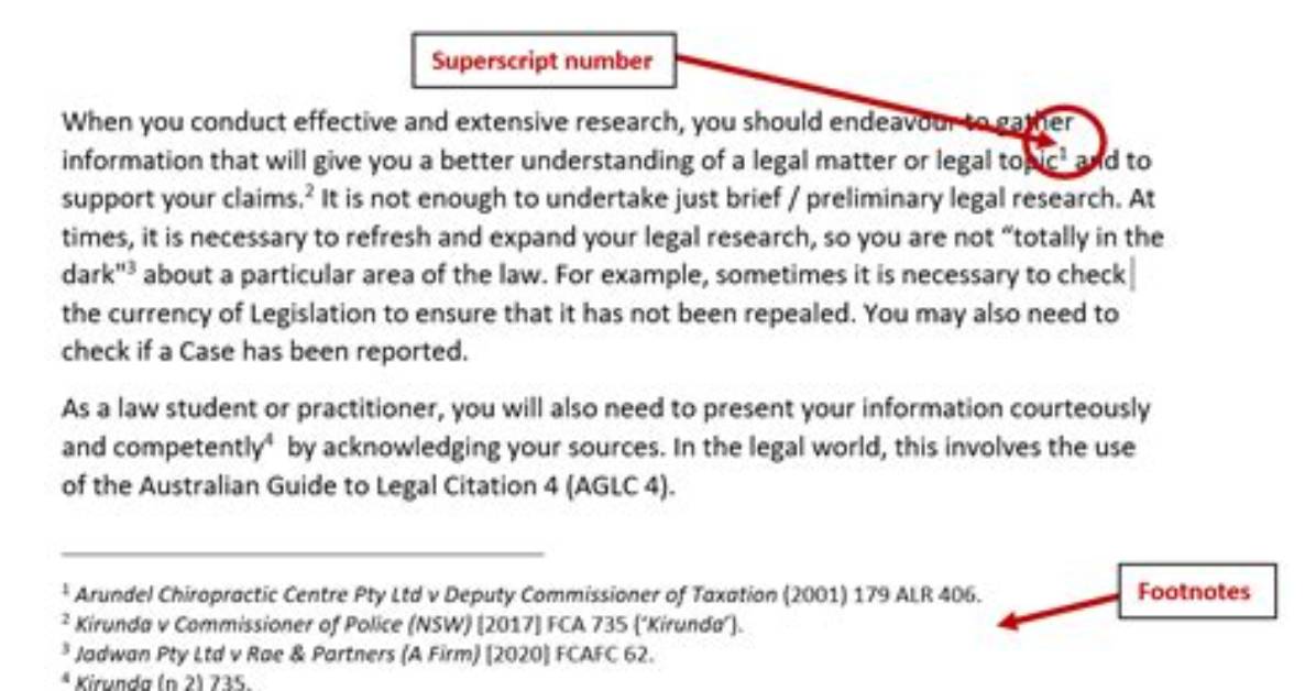 Should Footnote Numbers Be Superscript?