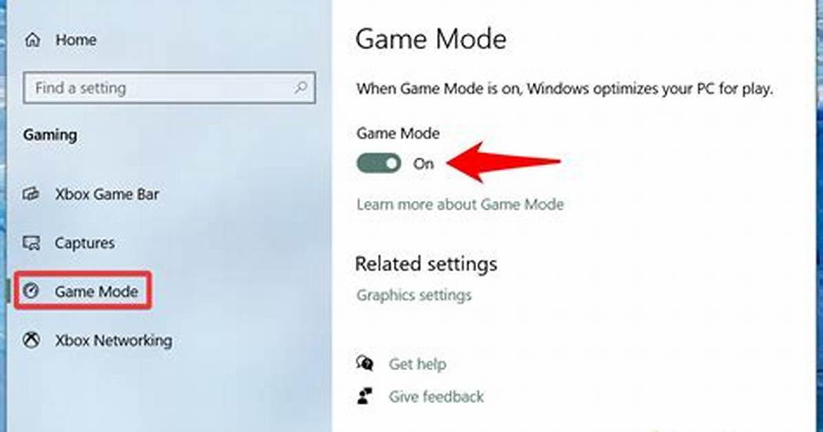 Should Game Mode Be on or off Windows 10?