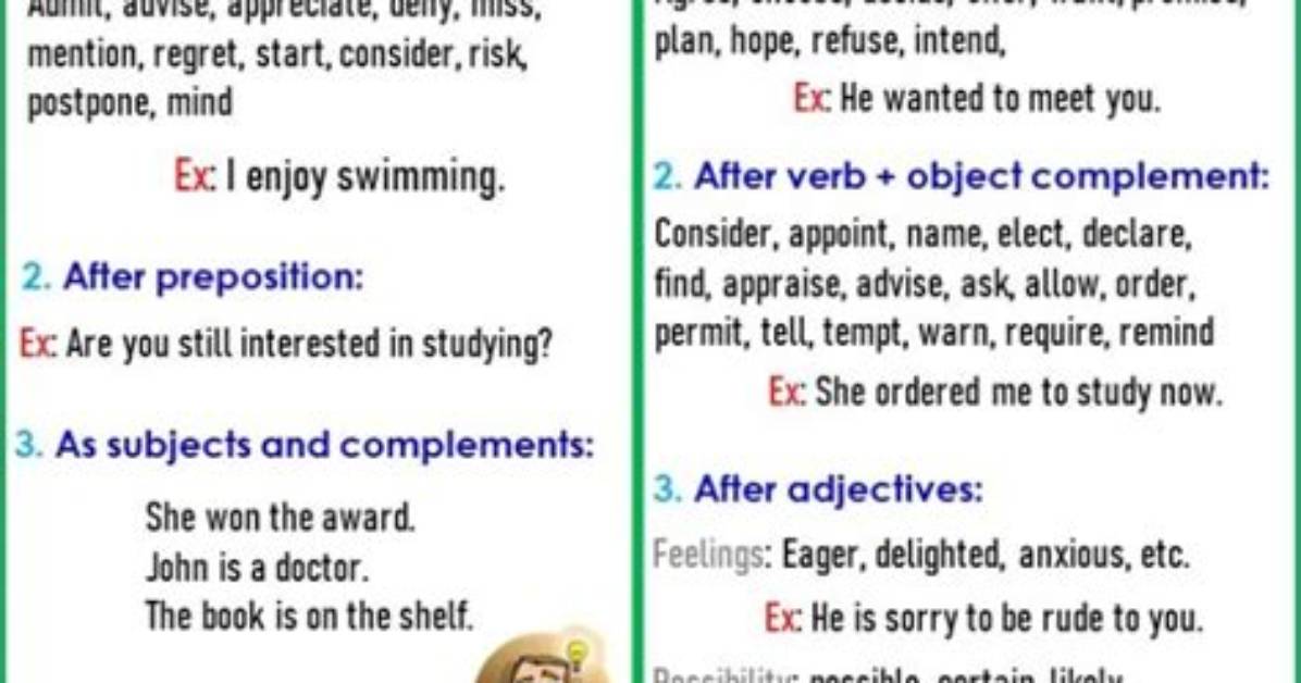 Should Gerund or Infinitive?