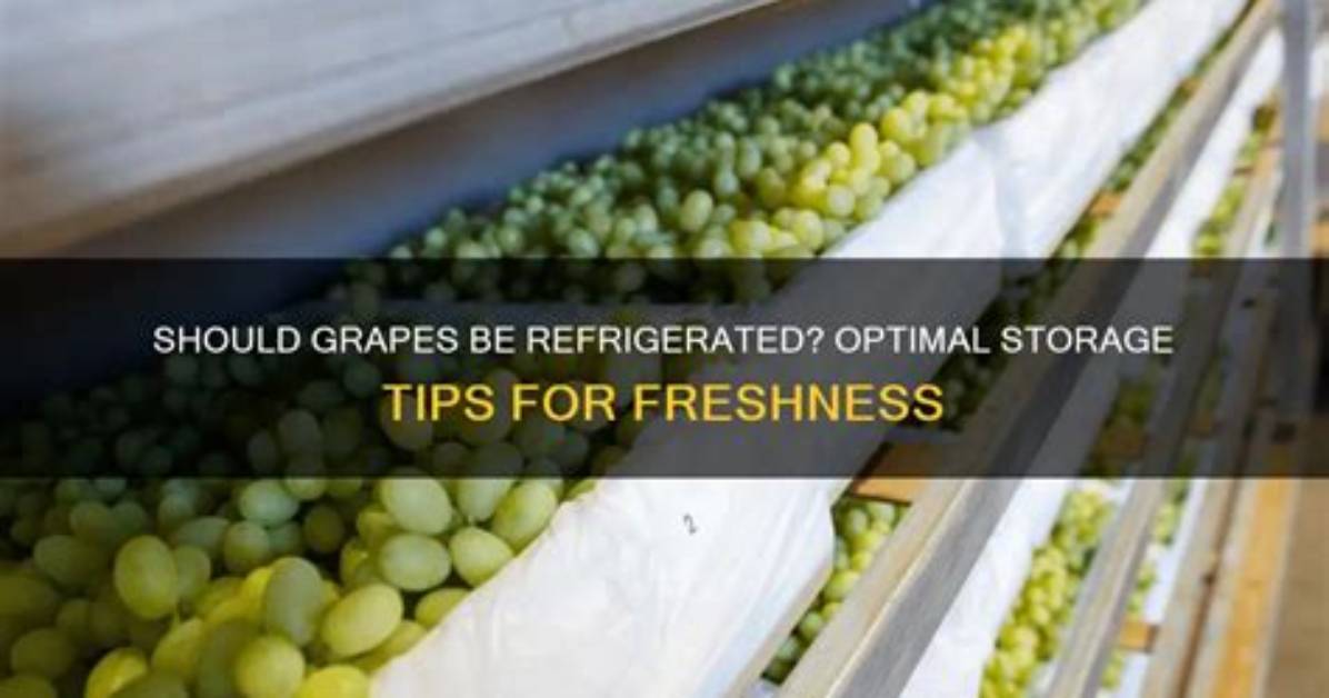 Should Grapes Be Refrigerated?