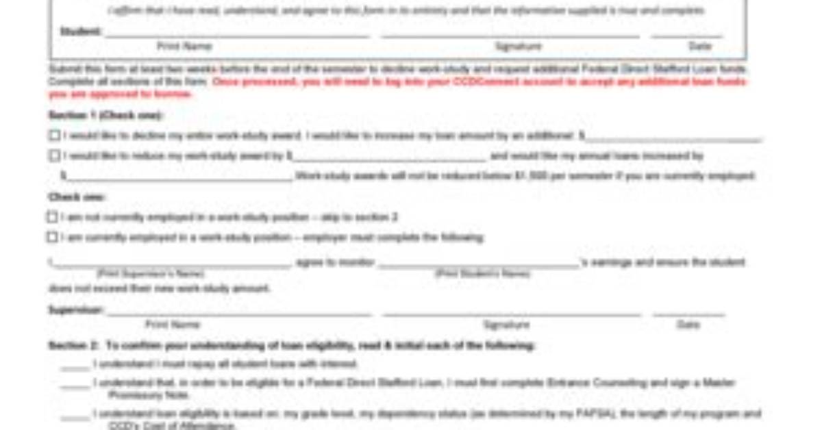 Should I Decline Work Study?