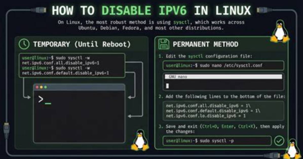 Should I Disable Ipv6 Linux?