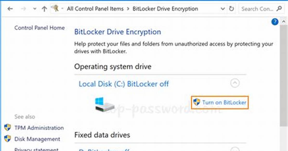 Should I Enable Bitlocker Windows 10?