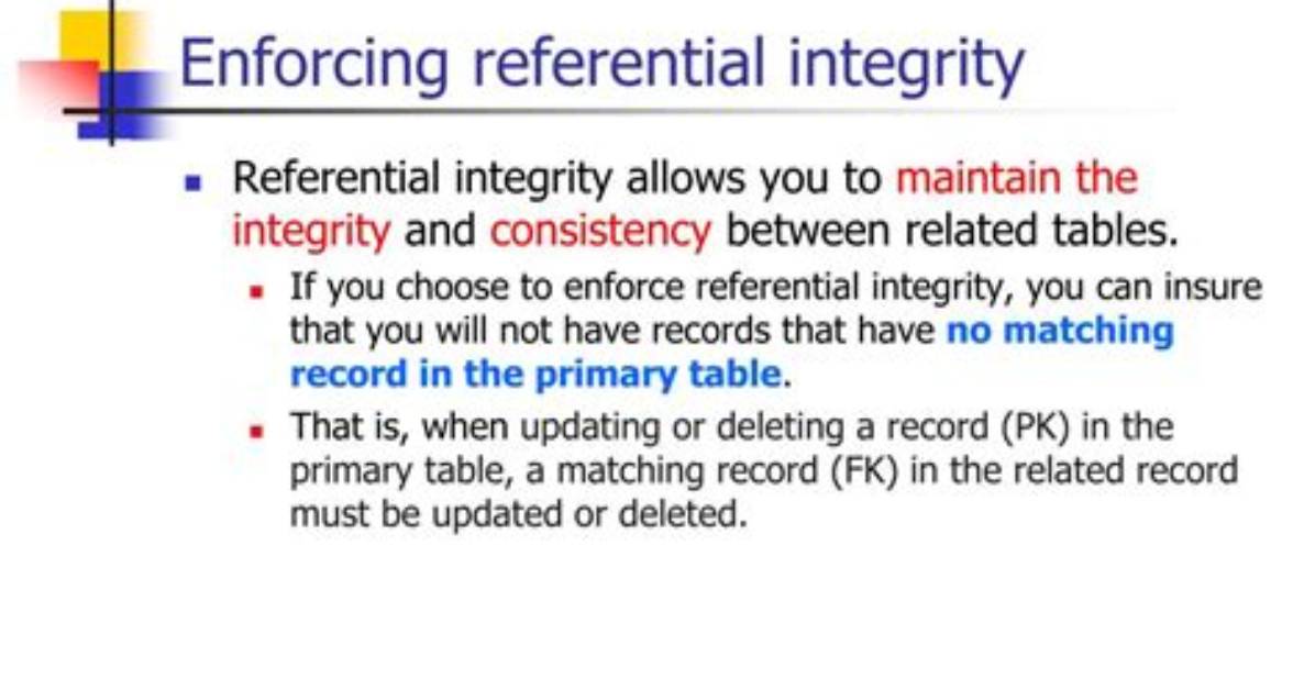 Should I Enforce Referential Integrity?