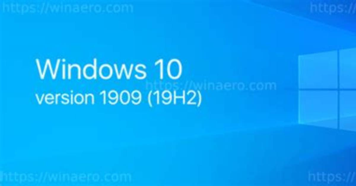 Should I Install Windows Version 1909?