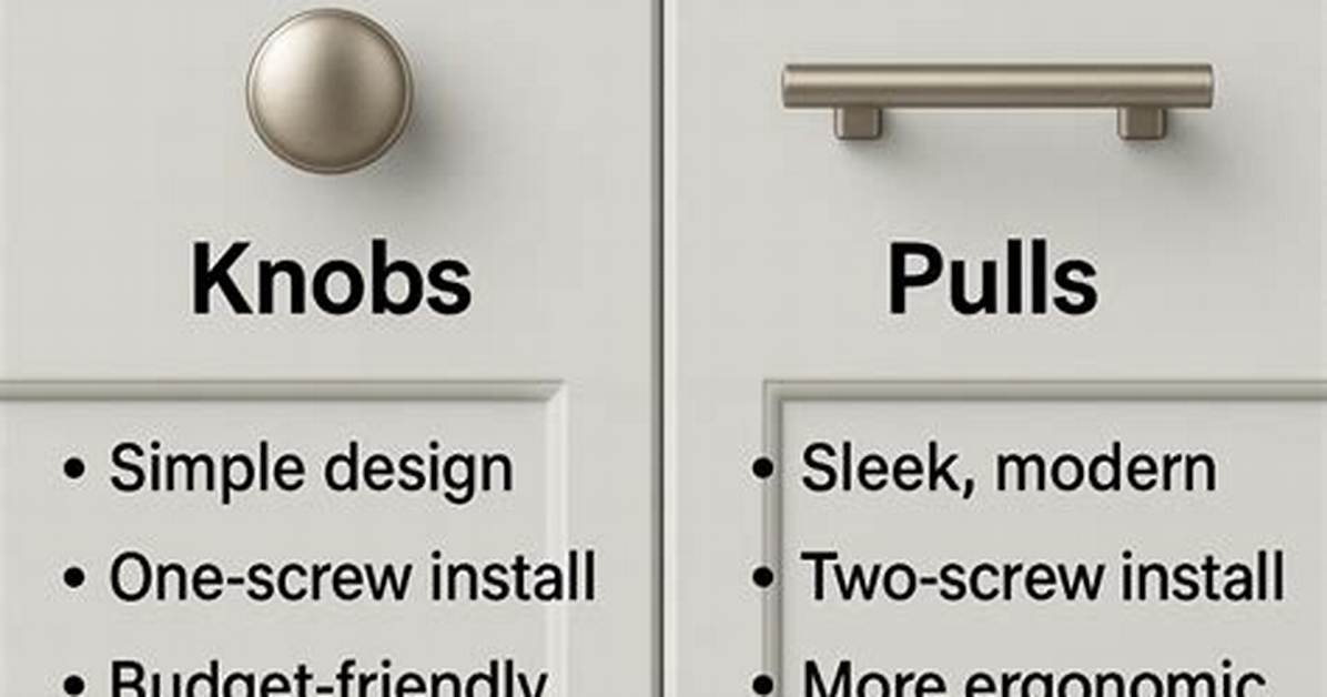 Should I Mix Knobs and Pulls?