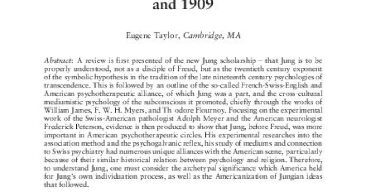 Should I Read Freud Before Jung?