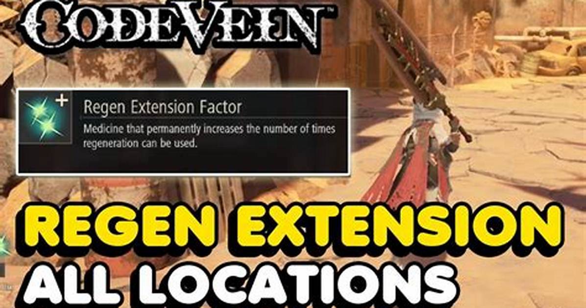 Should I Use Regen Extension Factor?