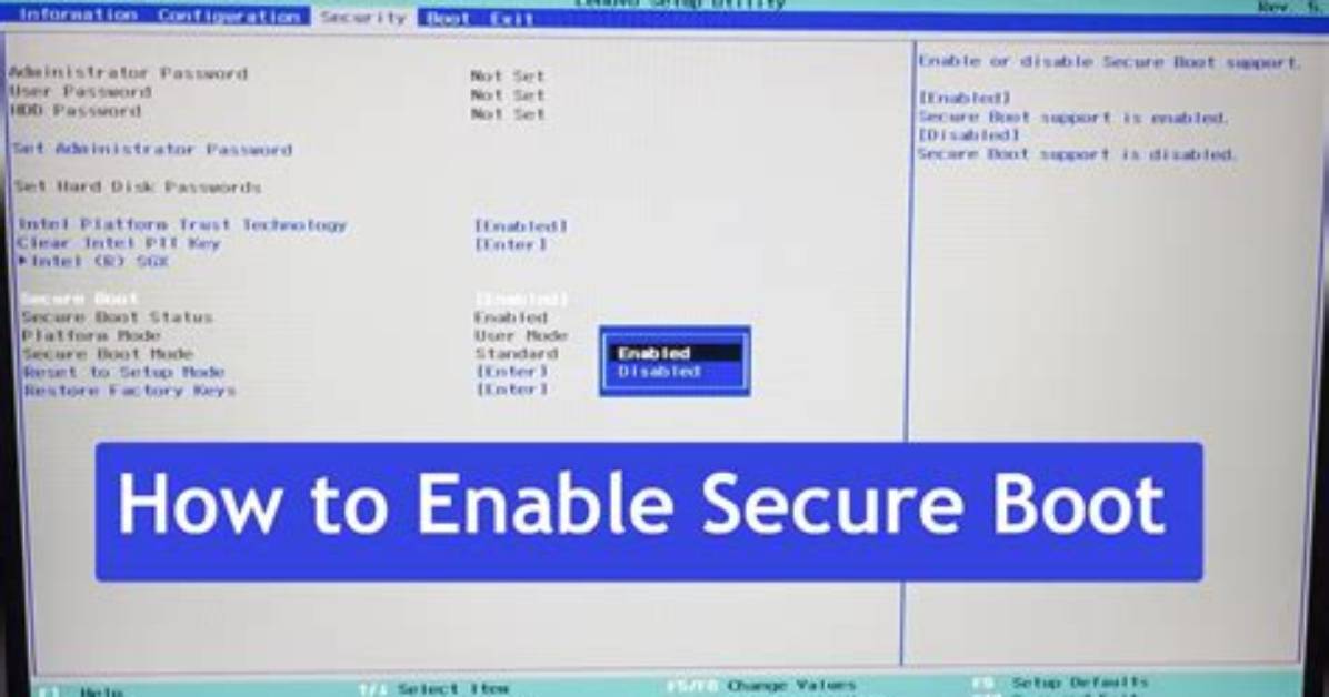 Should I Use Secure Boot Windows 10?