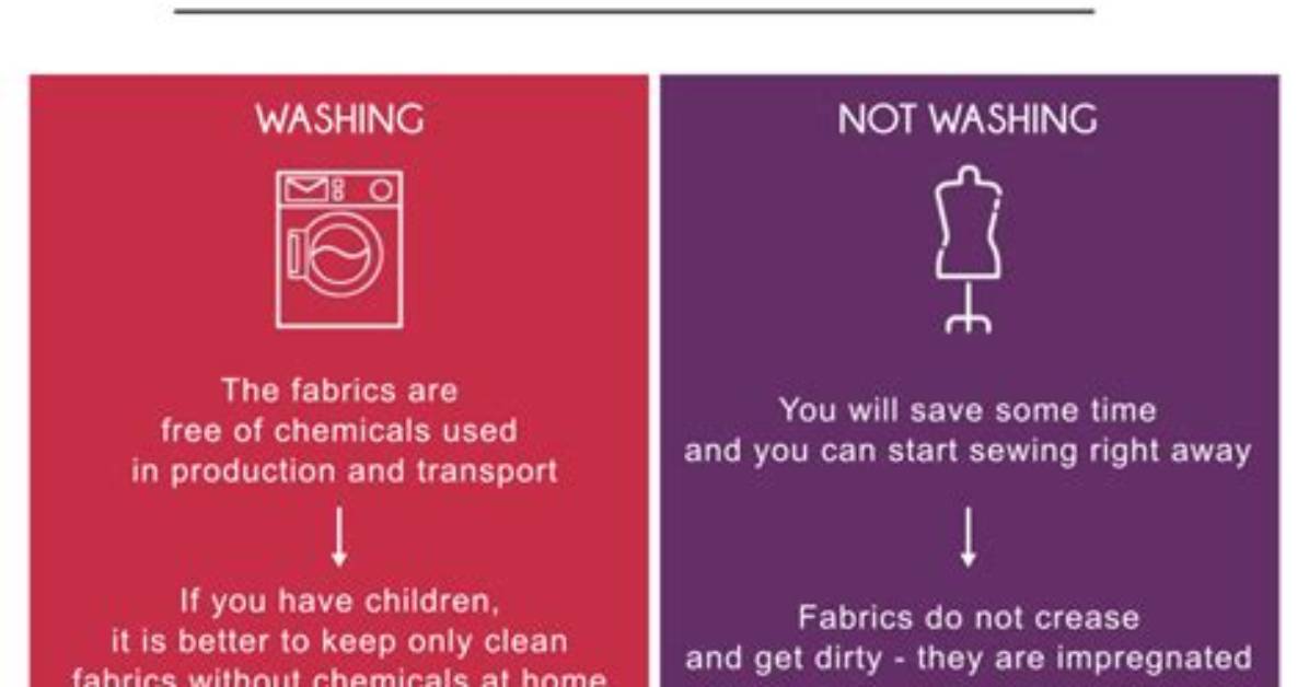Should Material Be Washed Before Sewing?