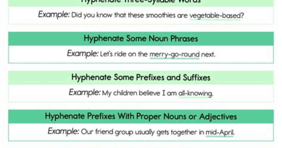 Should Metadata Be Hyphenated?