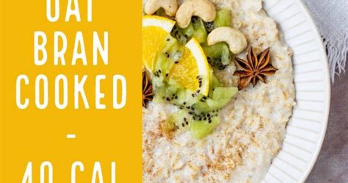 Should Oat Bran Be Cooked?