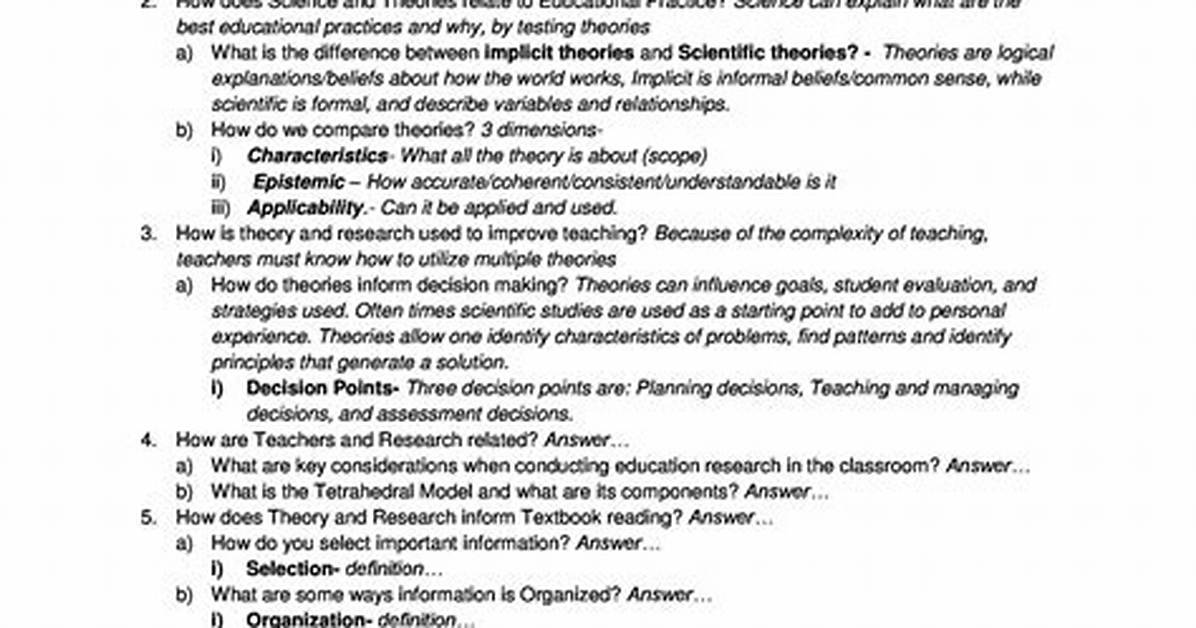 Should Professors Give Study Guides?