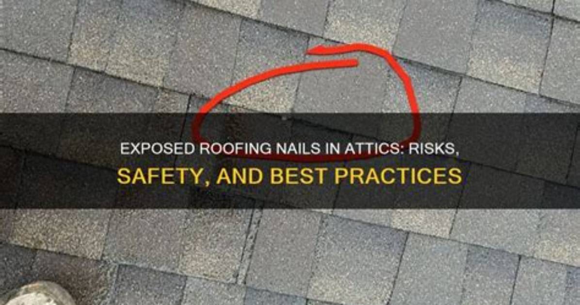 Should Roofing Nails Be Exposed?