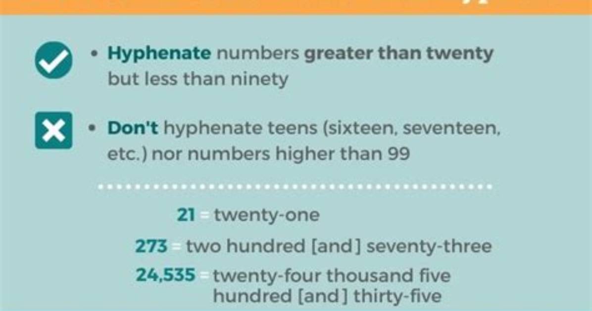 Should Seven Thirty Be Hyphenated?