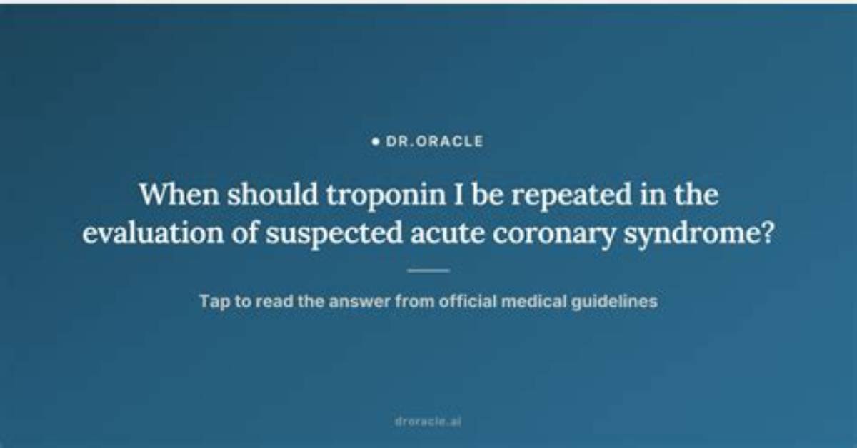 Should Troponin Be Zero?