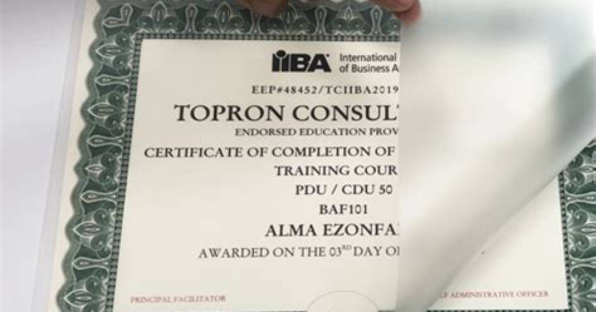Should We Laminate Your Certificates?