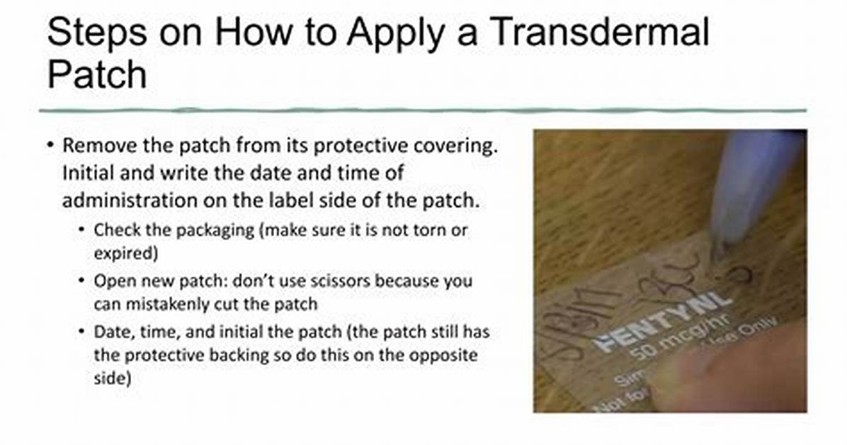 Should You Remove a Transdermal Patch Before Applying Aed